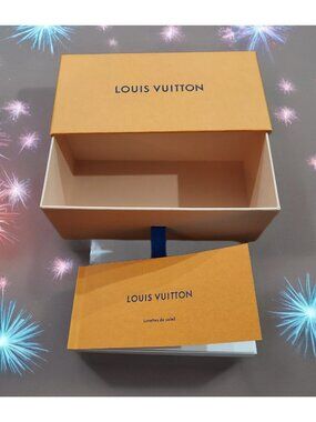 Louis Vuitton Sunglasses Gift Box Only Pull Out Tab Book 7Lx3.5Wx3D